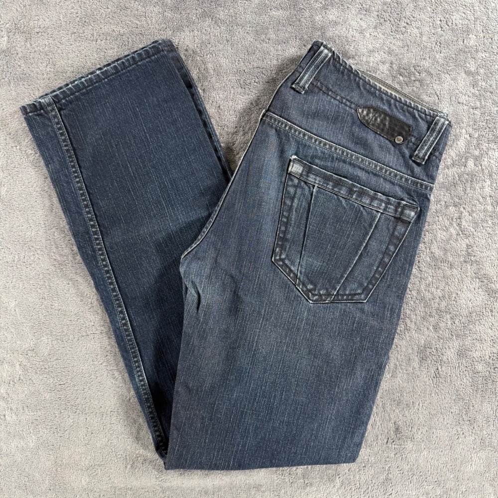 Diesel Revick Jeans Mens 30x30 Blue Excellent Straight Leg Button Fly Wash 0088Z
